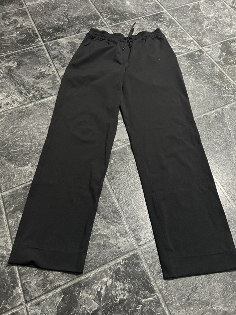 lululemon athletica Black Wide-Leg Pull-On Pants